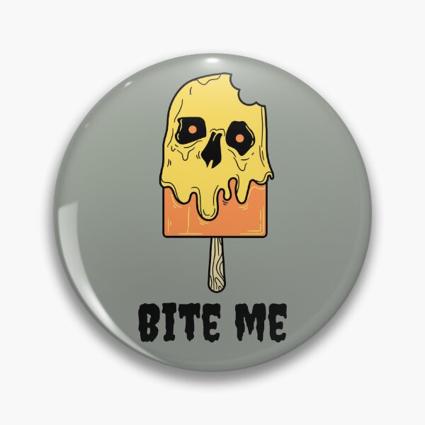 Item preview, Bite me skeleton popsicle designed and sold by SushiAnn.
