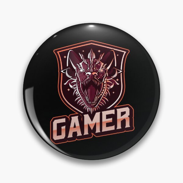 Item preview, Gamer with Aggressive Destroyer Dragon designed and sold by PRIVARSHU.