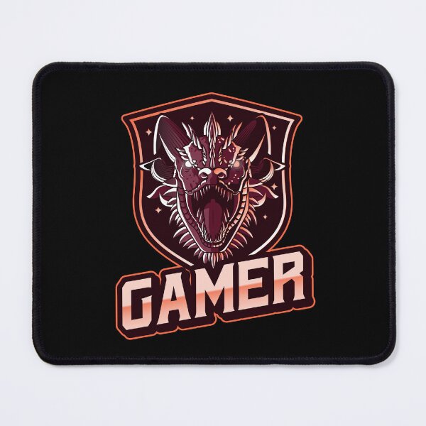 Item preview, Gamer with Aggressive Destroyer Dragon designed and sold by PRIVARSHU.
