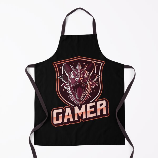 Item preview, Gamer with Aggressive Destroyer Dragon designed and sold by PRIVARSHU.
