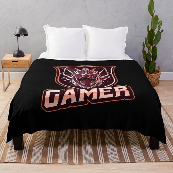 Item preview, Gamer with Aggressive Destroyer Dragon designed and sold by PRIVARSHU.