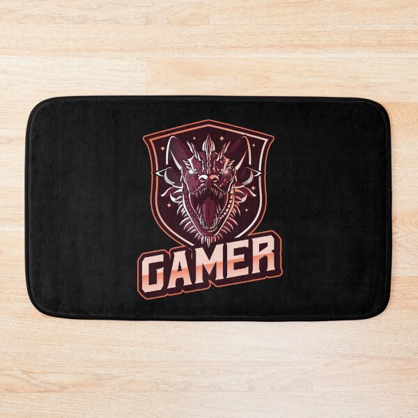 Item preview, Gamer with Aggressive Destroyer Dragon designed and sold by PRIVARSHU.