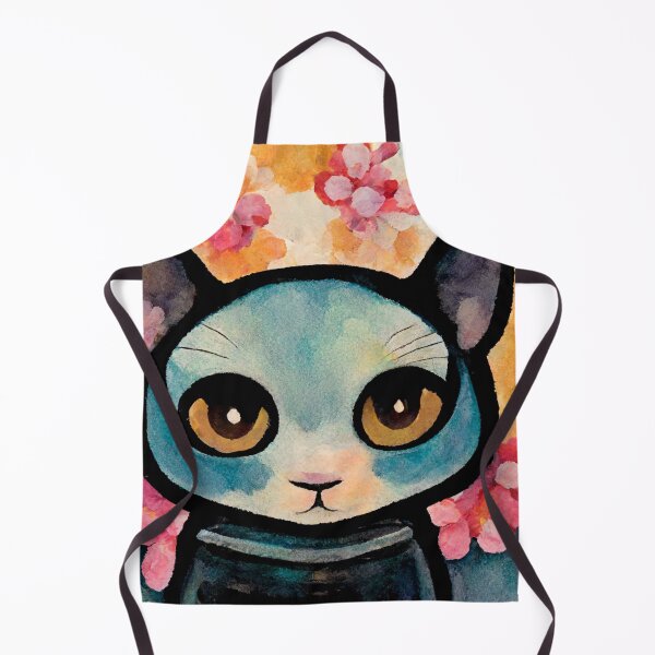 Item preview, Cute Painting Cat For Kids, Watercolor Painting designed and sold by Pet Shelter.
