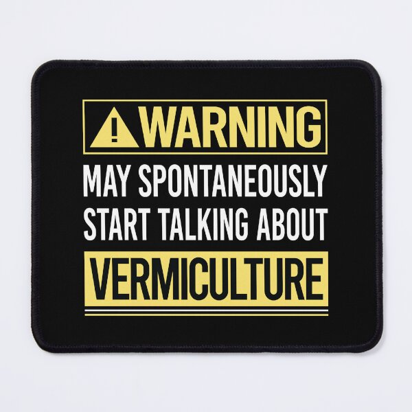 Item preview, Warning About Vermiculture Worm Farming Farmer Vermicompost Vermicomposting designed and sold by WrightTrouble.