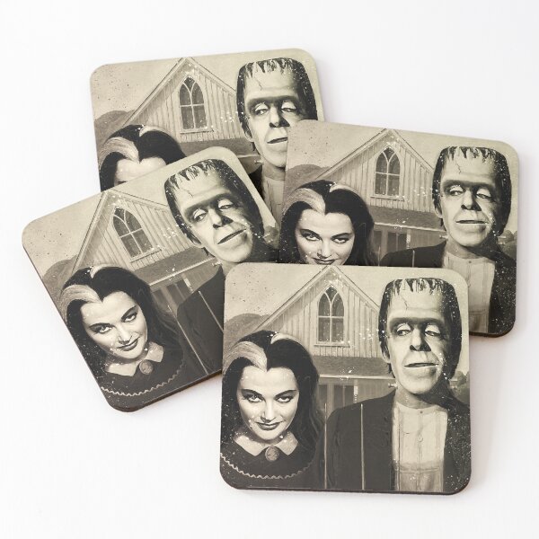 Item preview, The Munster's American Gothic | Digital Painting designed and sold by thisdudeuk.