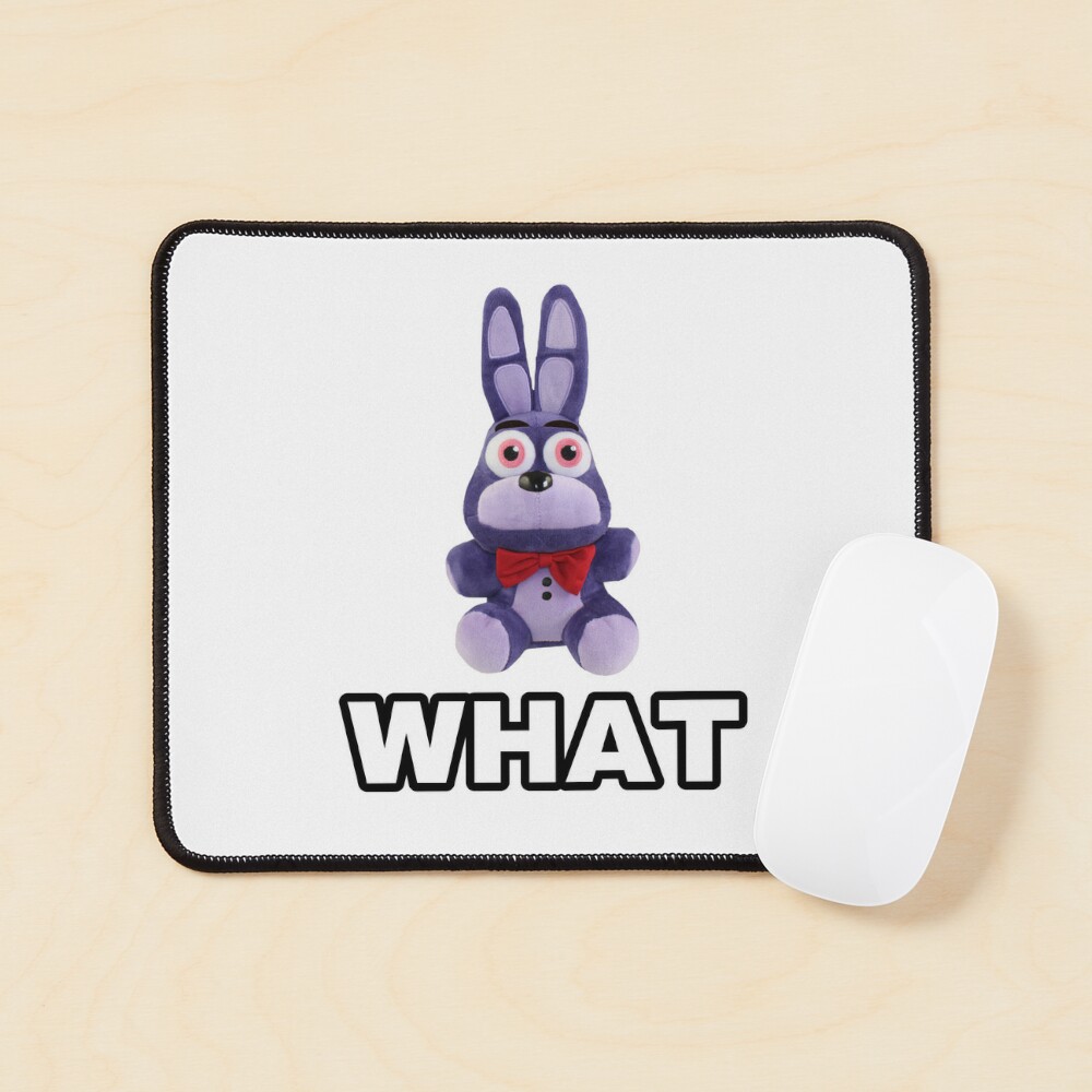 WHAT Ironic Funny FNAF Bonnie Plush Meme T-shirt Poster for Sale