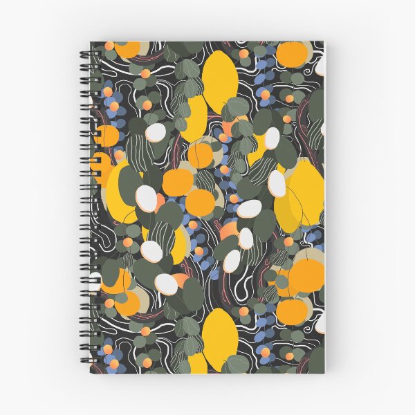 Item preview, Botanical Garden Fruit and Leaf Pattern designed and sold by Robin Jensen.