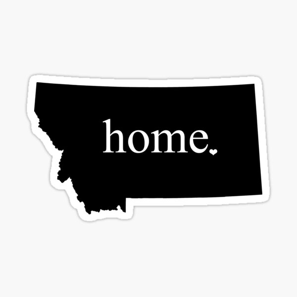 Montana Home Sticker