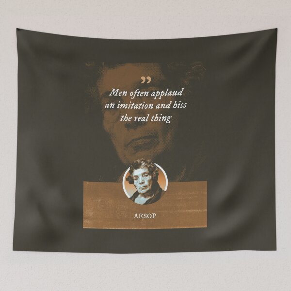 Item preview, Aesop - Men often applaud an imitation and hiss the real thing designed and sold by Syahrasi.
