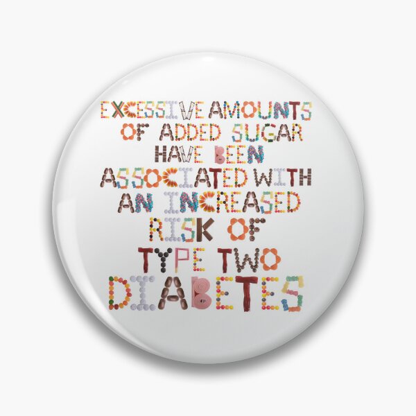 Item preview, Excessive amounts of added sugar increase risk of diabetes | Diabetes Candy Warning designed and sold by EveryDayDabble.