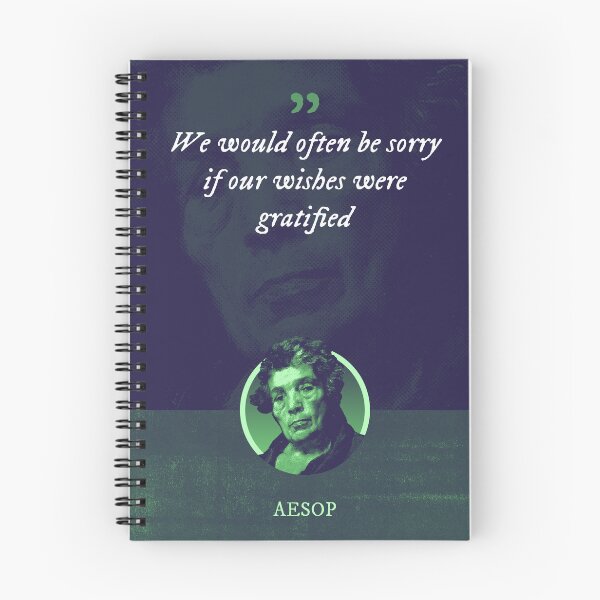 Item preview, Aesop - We would often be sorry if our wishes were gratified designed and sold by Syahrasi.