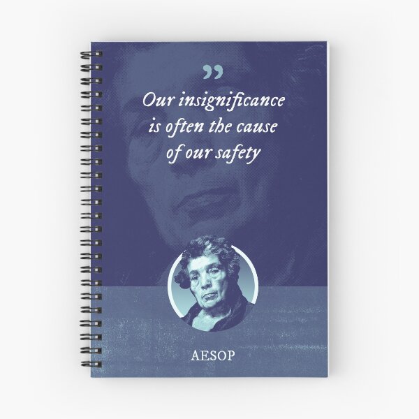 Item preview, Aesop - Our insignificance is often the cause of our safety designed and sold by Syahrasi.