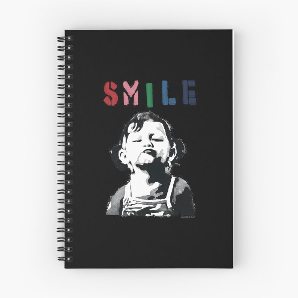 Item preview, Banksy graffiti Quote SMILE with girl not smiling Girl Power resistance HD HIGH QUALITY ONLINE STORE designed and sold by codiconxe.