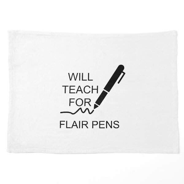 will teach for flair pens Art Print by SEMEDO ART