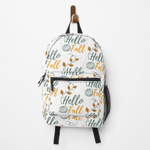 Item preview, Hello Fall - Autumn, Pumpkin, Twig and Leaves designed and sold by MyArt23.