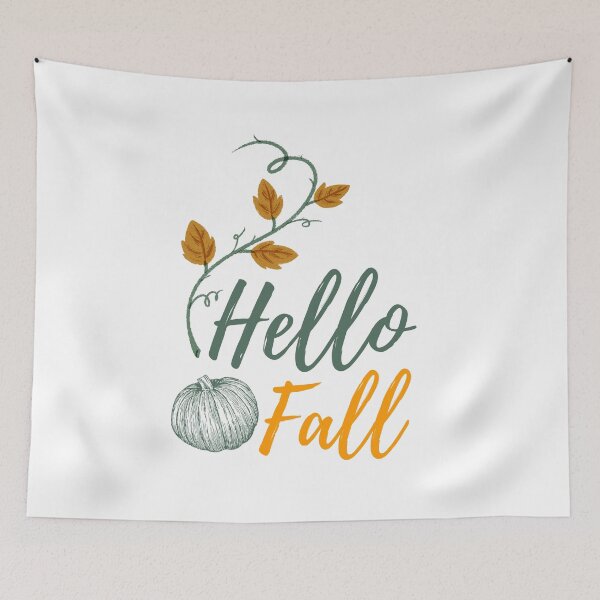 Item preview, Hola otoño: otoño, calabaza, ramitas y hojas. designed and sold by MyArt23.