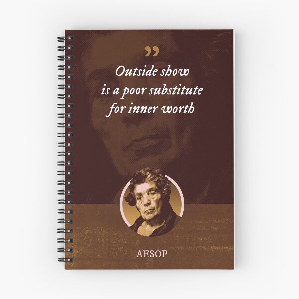 Item preview, Aesop - Outside show is a poor substitute for inner worth designed and sold by Syahrasi.