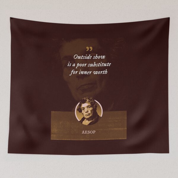 Item preview, Aesop - Outside show is a poor substitute for inner worth designed and sold by Syahrasi.