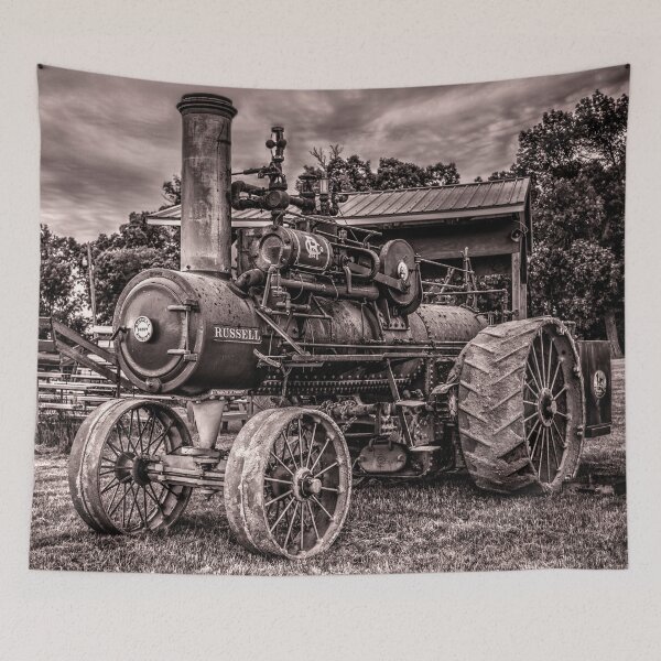 Item preview, Russell Steam Traction Engine at the Shed Toned designed and sold by Shelly Gunderson.