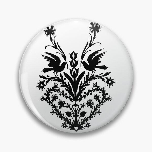 Artikelvorschau, Märchenhaftes Germany Vögel Blumen Scherenschnitt Silhouette schwarz entworfen und verkauft von G-M-Designs.