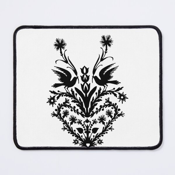 Item preview, Fairytale Germany birds flowers paper cut silhouette black designed and sold by G-M-Designs.
