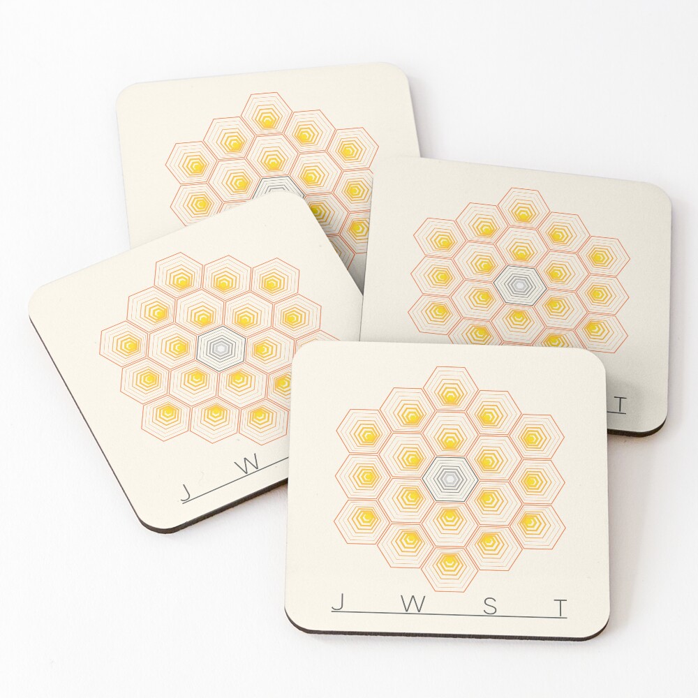 Item preview, Coasters (Set of 4) designed and sold by AirlockDesign.