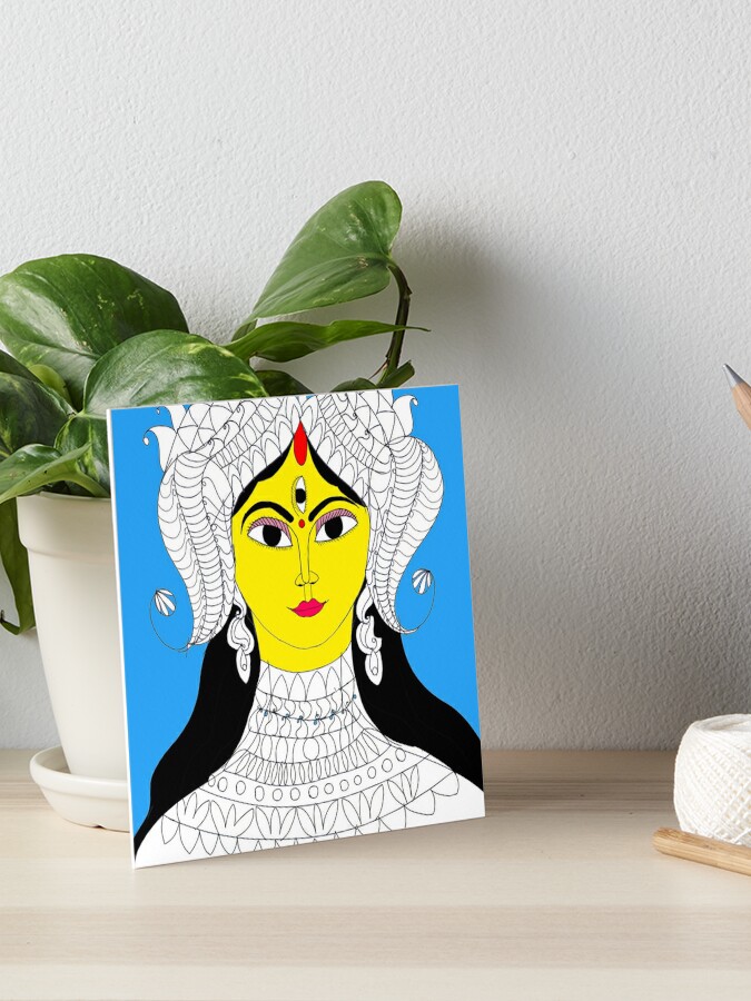 Durga Maa Drawing Ideas | Easy Steps Tutorial & Poster Images