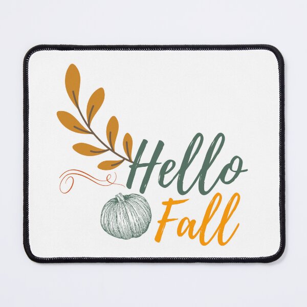 Item preview, Hello Fall - Autumn, Pumpkin, Twig and Leaves designed and sold by MyArt23.