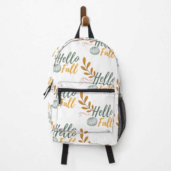 Item preview, Hello Fall - Autumn, Pumpkin, Twig and Leaves designed and sold by MyArt23.