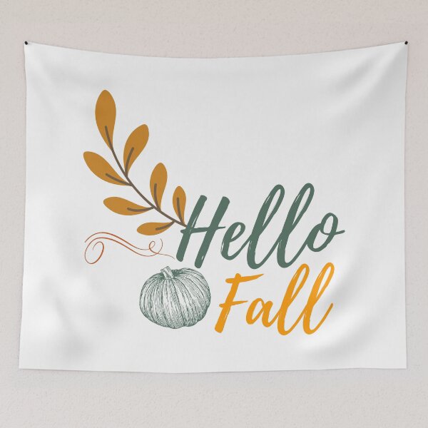 Item preview, Hola otoño: otoño, calabaza, ramitas y hojas. designed and sold by MyArt23.