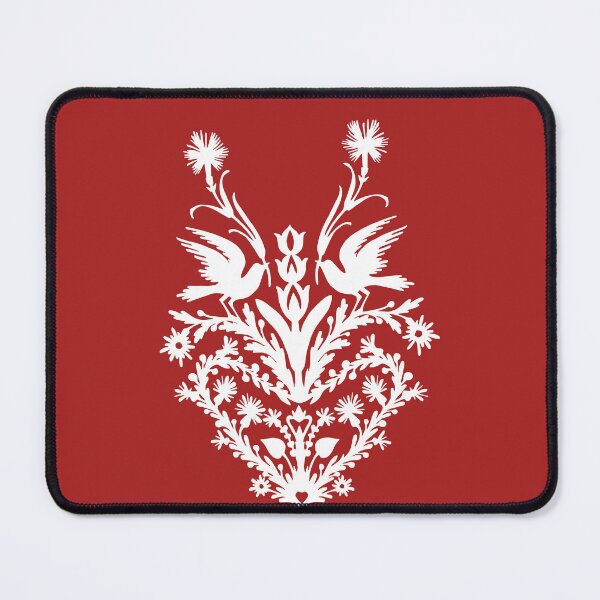 Item preview, Fairytale Germany birds flowers paper cut silhouette white designed and sold by G-M-Designs.
