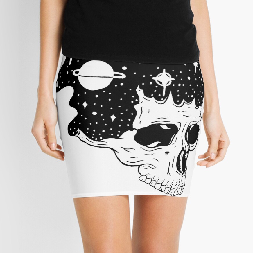 Space Brains Mini Skirt