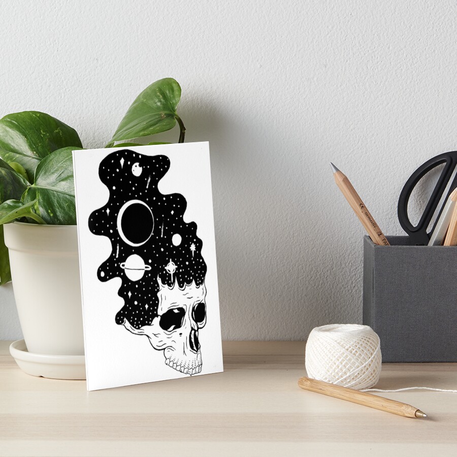 Space Brains Art Board Print