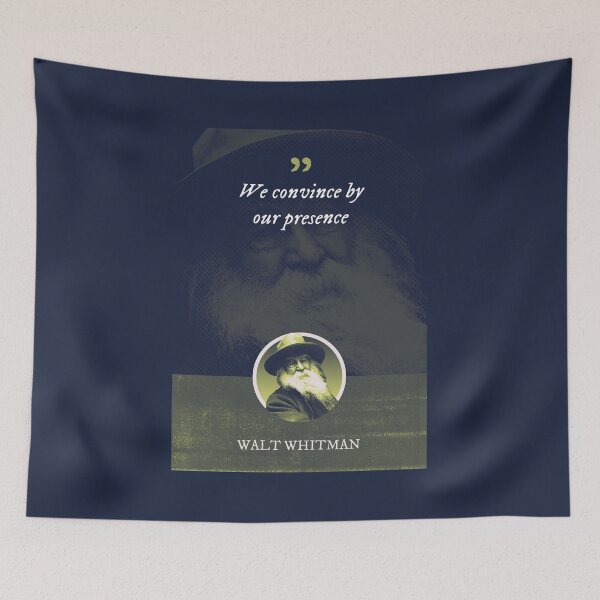 Item preview, Walt Whitman - We convince by our presence designed and sold by Syahrasi.