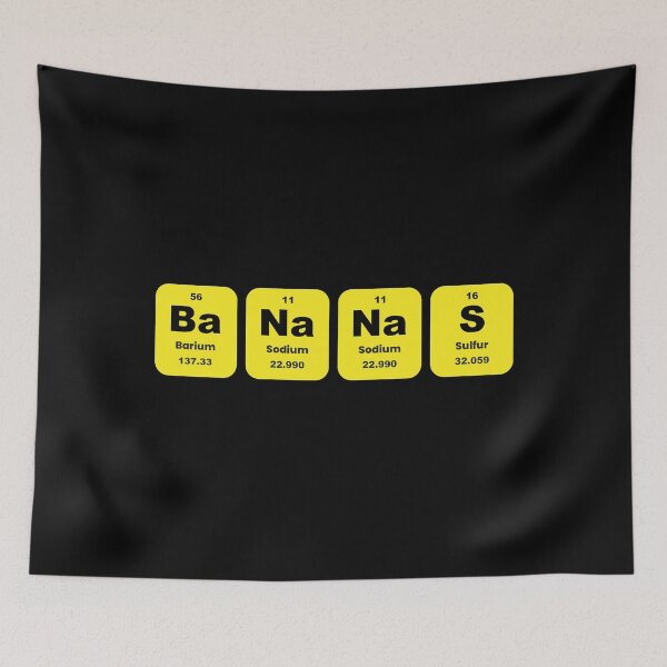 Item preview, Bananas Funny Chemistry Names designed and sold by Pixelish.