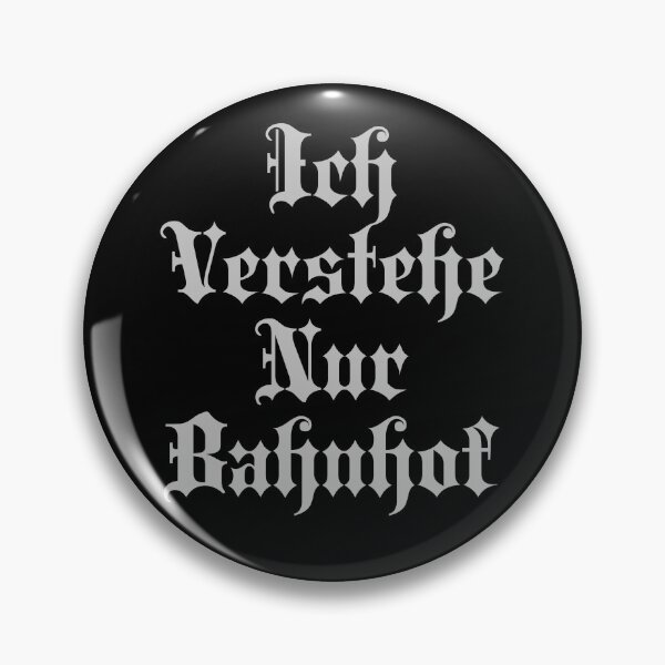 Artikelvorschau, Ich verstehe Nur Bahnhof - Ich verstehe nur Bahnhof - Deutsche Sätze entworfen und verkauft von JourneyCreative.