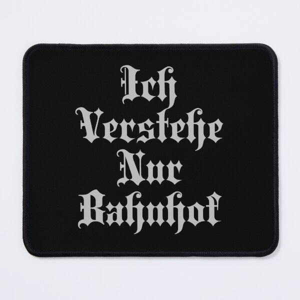 Item preview, Ich Verstehe Nur Bahnhof - I Only Understand Train Station - German Phrases designed and sold by JourneyCreative.
