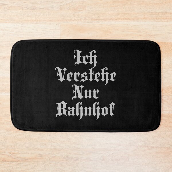 Artikelvorschau, Ich verstehe Nur Bahnhof - Ich verstehe nur Bahnhof - Deutsche Sätze entworfen und verkauft von JourneyCreative.