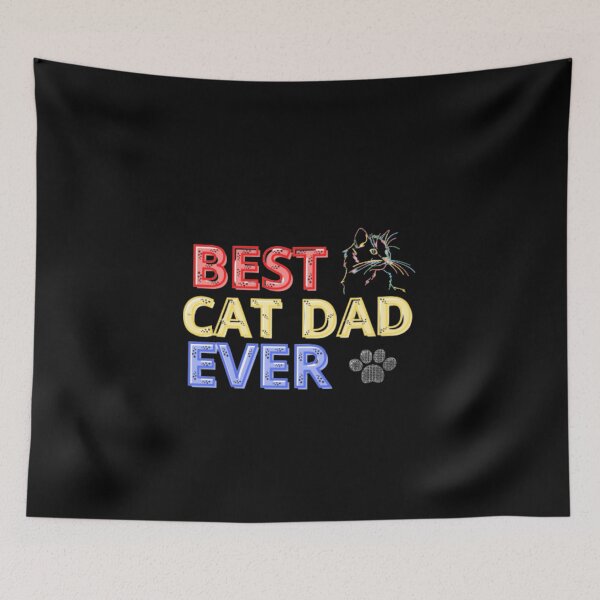 Item preview, Vintage Cat Daddy Father's day Best Cat Dad Ever designed and sold by MA design art.