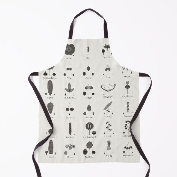 Item preview, Native Tree Fruits, Nuts and Cones Chart / Infographic (German) designed and sold by Iris Luckhaus.
