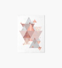 Blush Pink Geo Art Board