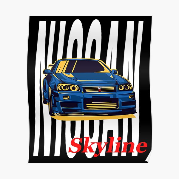 NISSAN SKYLINE Poster