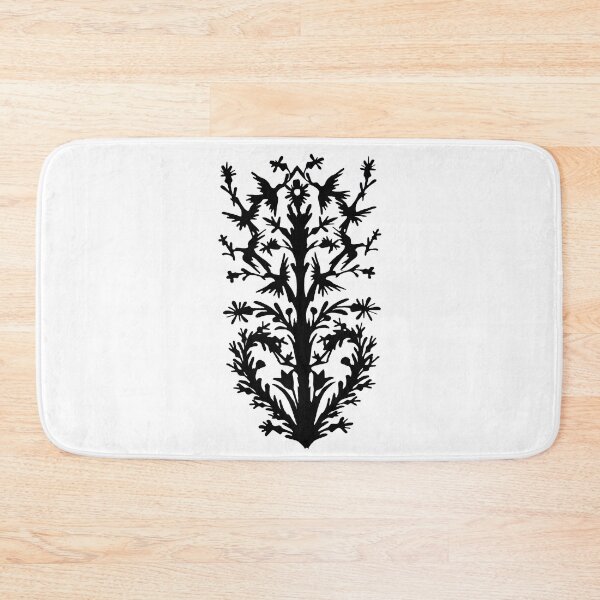 Item preview, Fairytale Germany birds flowers heart paper cut silhouette black designed and sold by G-M-Designs.