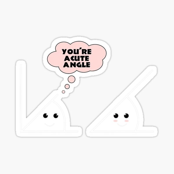 Acute Angle' Sticker