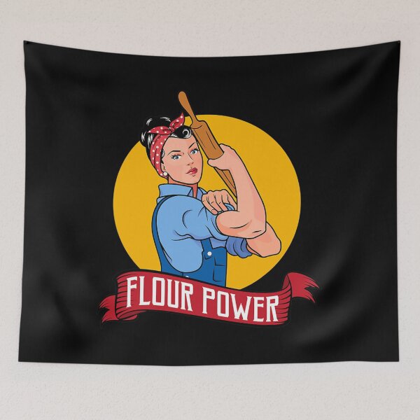Item preview, Flour Power - Funny Baking & Pastry Baker - Baking Gift designed and sold by cheerymid-cours.