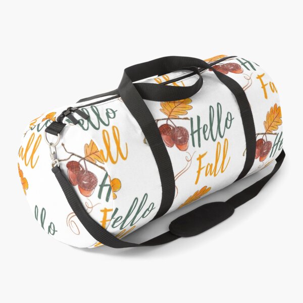 Item preview, Hello Fall - Autumn, Pumpkin, Twig and Leaves designed and sold by MyArt23.
