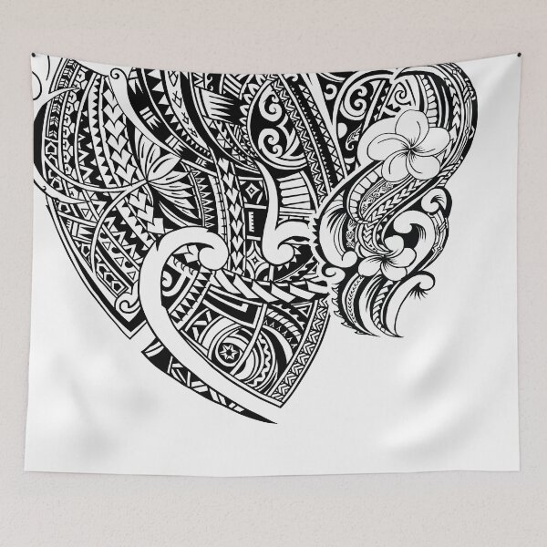 Item preview, Hawaiian Black Tribal Tattoos 3427 designed and sold by sunnthreads.