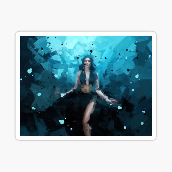 Witch Art Sticker