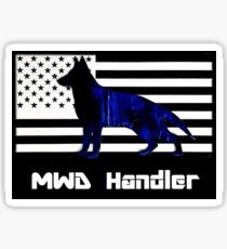 MWD K9 Handler Sticker