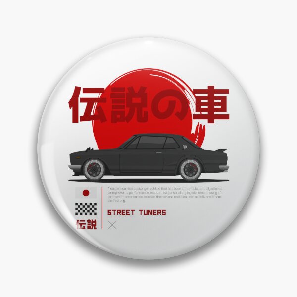 Item preview, Tuner Black Hakosuka JDM designed and sold by goldentuners.